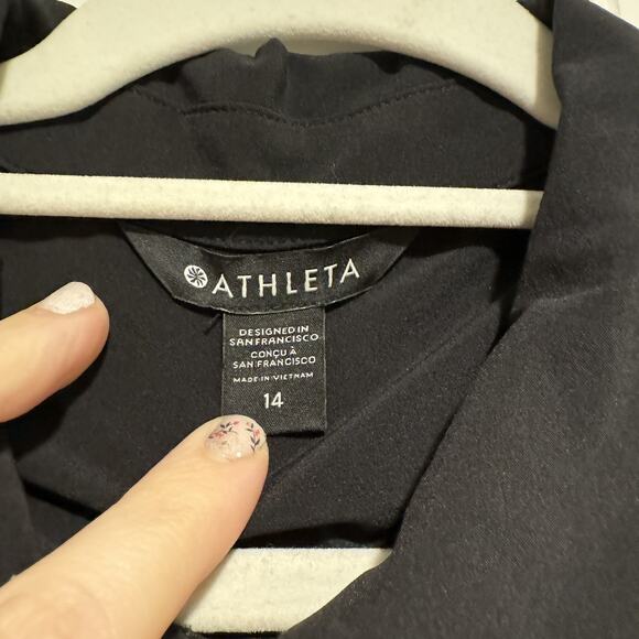 Athleta Brooklyn Utility Romper Black Size 14 - Picture 5 of 7